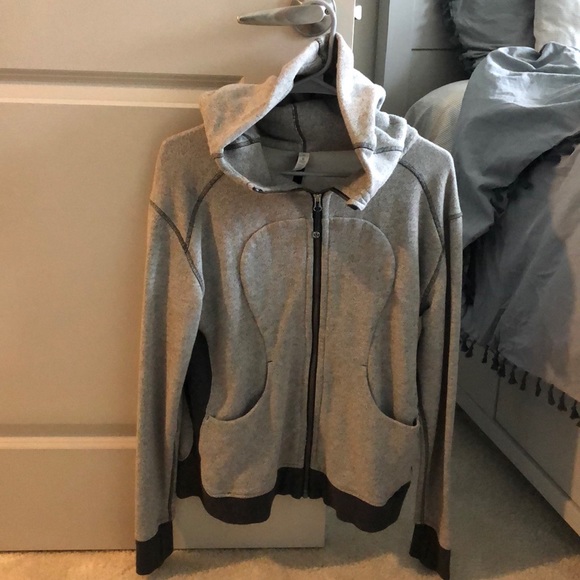 lululemon athletica Tops - Lululemon scuba hoodie - heathered grey